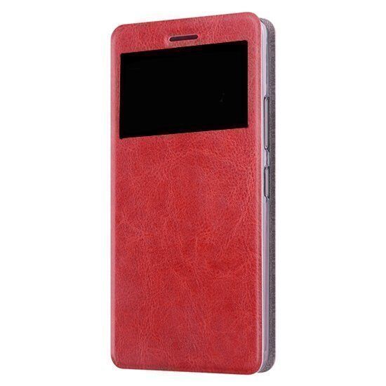 Чехол-книжка с окошком для Xiaomi Redmi Note 4X CaseGuru Ultimate Case (Red/Красный) 