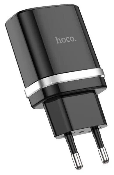 СЗУ HOCO C12Q Smart 1xUSB, 3А, 18W, QC3.0 (черный) - 1