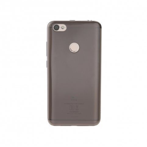 Силиконовый чехол для Xiaomi Redmi Note 5A Prime Original Case (Brown/Коричневый-Прозрачный) 