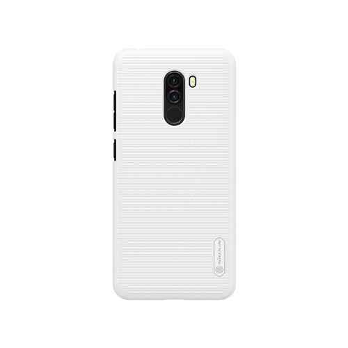 Чехол для Xiaomi Pocophone F1 Nillkin Super Frosted Shield (White/Белый) - 2