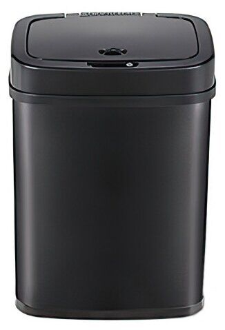 Умное мусорное ведро Ninestars Stainless steel Sensor Trash Can 12 L DZT-12-5 (Black)  - 4
