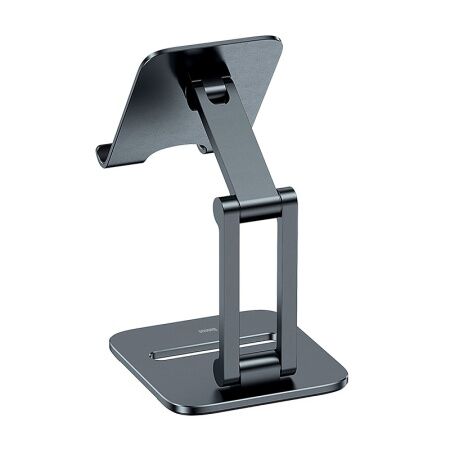 Настольная подставка BASEUS Biaxial Foldable Metal Stand (for Phones), серый - 4