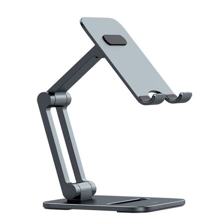 Настольная подставка BASEUS Biaxial Foldable Metal Stand (for Phones), серый - 3