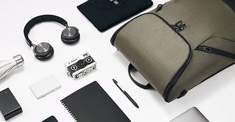 Рюкзак NINETYGO FULL OPEN Business Travel Backpack (Green) RU - 3