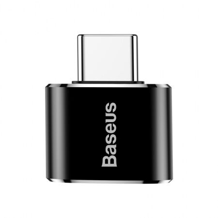 Переходник BASEUS Male OTG, Type-C - USB, 2.4А, черный, OTG - 6