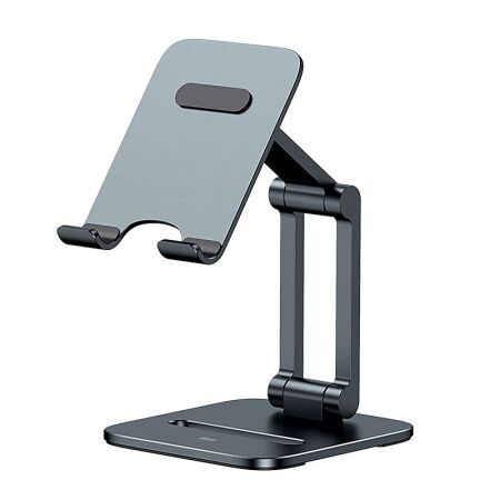 Настольная подставка BASEUS Biaxial Foldable Metal Stand (for Phones), серый - 1