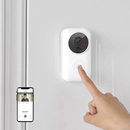 Интеллектуальный видеодомофон с динамиком Ding Zero Intelligent Video Doorbell C5 FJ06MLTZ (White) - 5