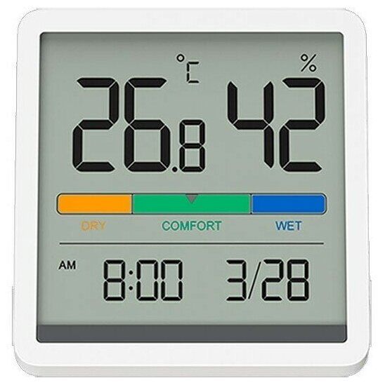 Термометр и гигрометр Miiiw Mute Thermometer And Hygrometer Clock NK5253 (White) - 1