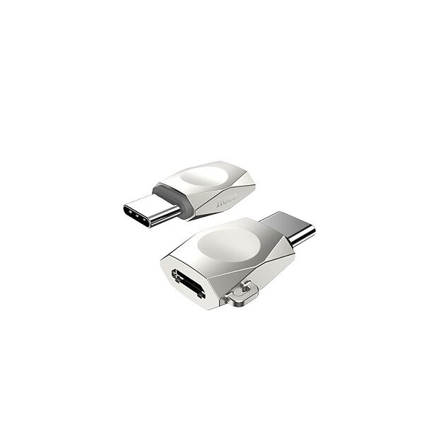 Hoco с Micro-USB на Type-C UA8 (Silver) - 5