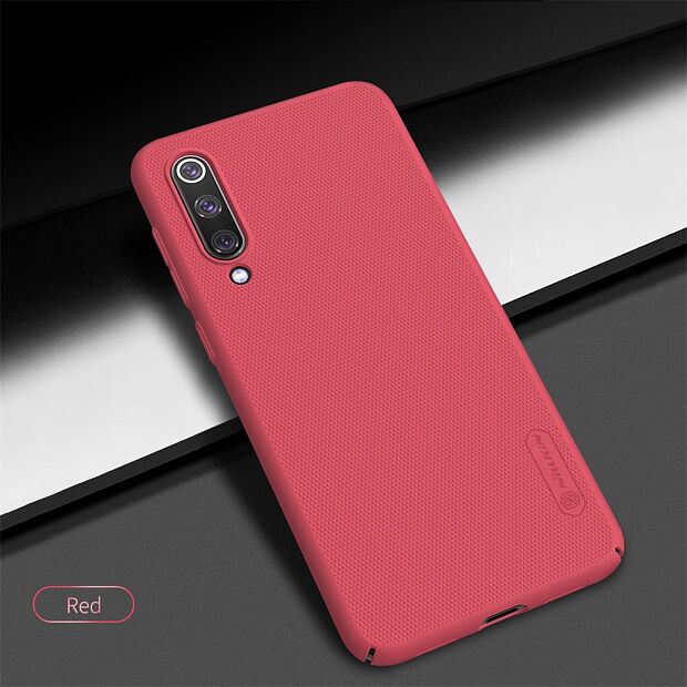 Чехол для Xiaomi Mi 9 / Mi 9 Explorer Nillkin Super Frosted Shield Case (Red/Красный) - 4