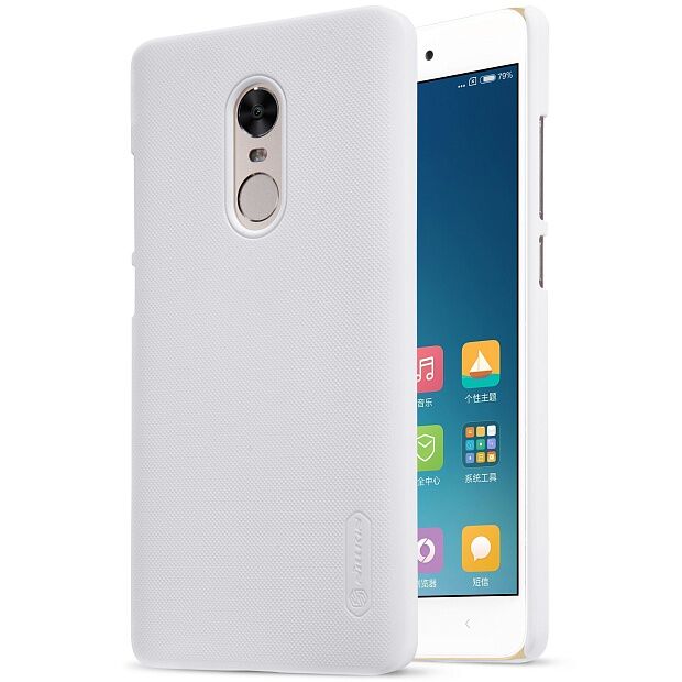 Чехол для Xiaomi Redmi Note 4X Nillkin Super Frosted Shield (White/Белый) 