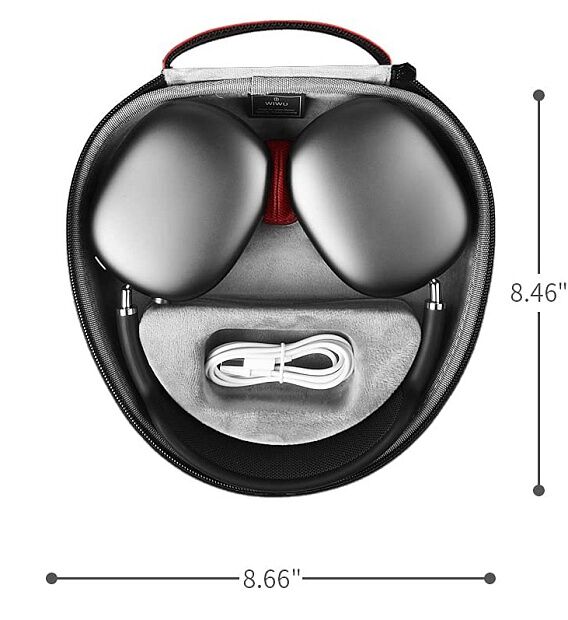 Чехол WIWU Ultrathin Smart Case для AirPods Max красный - 3