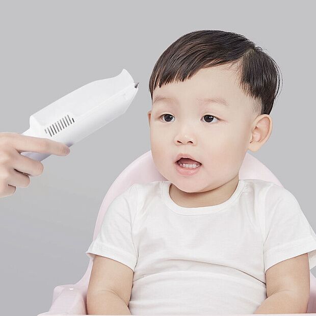 Вакуумная детская машинка с контейнером для сбора волос Xiaomi LUSN Hair Trimmer (Green) - 5