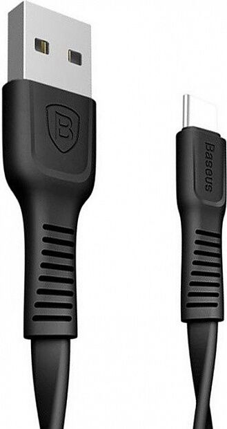 Кабель Baseus Cafule Cable USB For Type-C 2A 1M CATZY-B01 (Black/Черный) 
