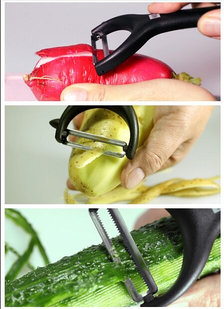 Овощечистка HuoHou Vegetable Peeler HU0035 (Black) - 2