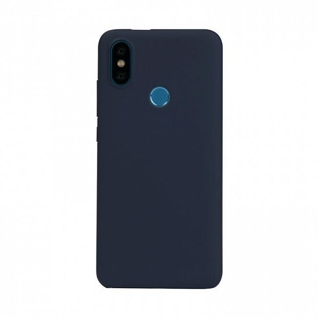 Силиконовый чехол для Xiaomi Mi A2/6X Silicone Case (Blue/Синий) 