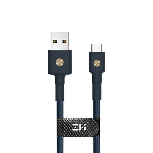 Кабель ZMI USB/Type-C 0.3m AL411 (Blue) - 1