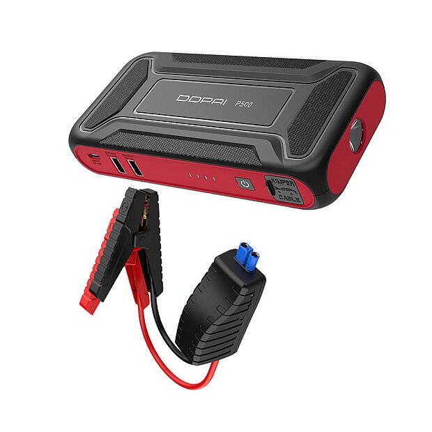 Пуско-зарядное устройство DDPai Jump Starter P500 (10000mAh) (Black-Red) RU - 1