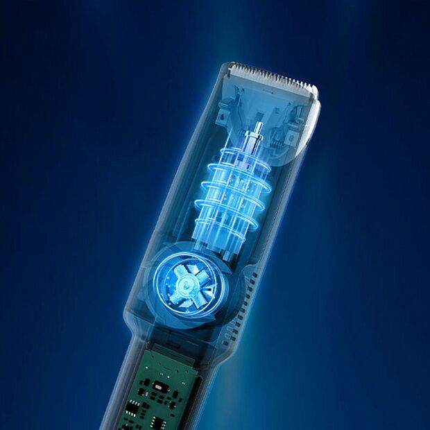 Вакуумная детская машинка с контейнером для сбора волос Xiaomi LUSN Hair Trimmer (Green) - 3