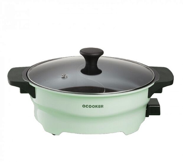 Сковорода электрическая QCOOKER Multi Functional Household Hot Pot (Light Green) - 1
