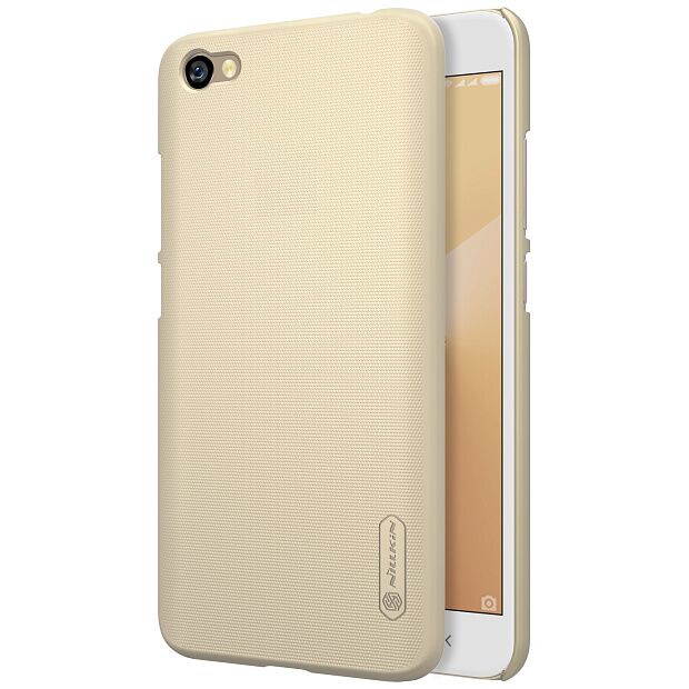 Чехол для Xiaomi Redmi Note 5A Nillkin Super Frosted Shield (Gold/Золотой) 