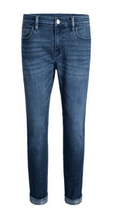 Мужские джинсы Xiaomi Cotton Smith Carbon Fleece Printed Jeans (Blue/Синий) - 1