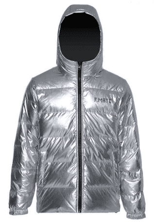 Куртка F.Mate Fashion Training Double-Faced Short Down Jacket (Silver/Серебристый) - 1