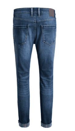 Мужские джинсы Xiaomi Cotton Smith Carbon Fleece Printed Jeans (Blue/Синий) - 2