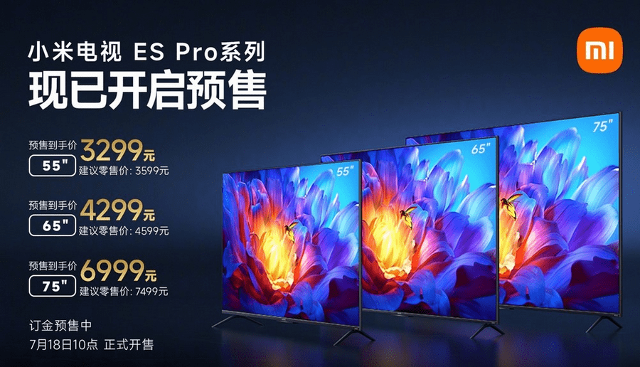 Технические характеристики телевизоров Xiaomi Mi TV ES Pro