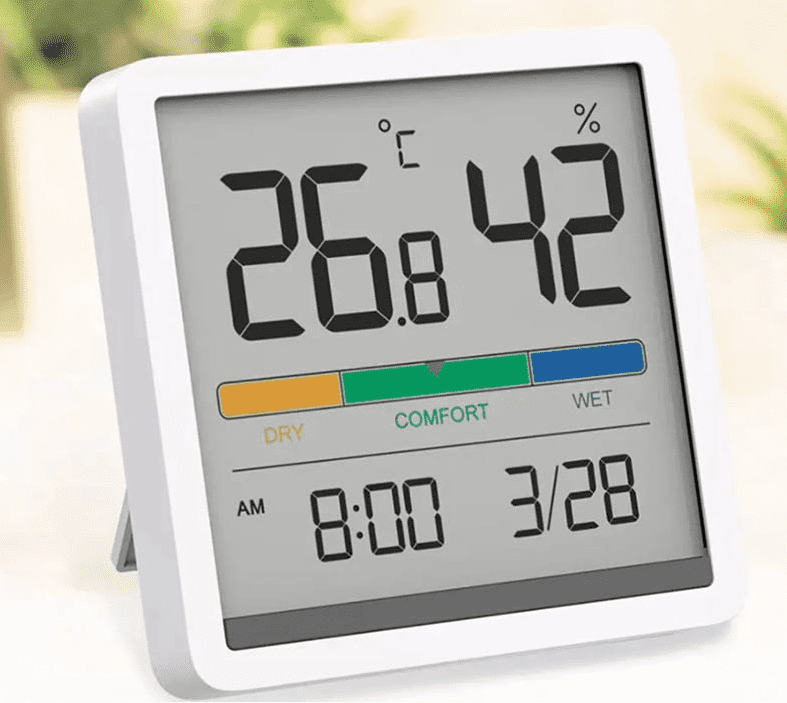 Дисплей термометра-гигрометра Miiiw Mute Thermometer And Hygrometer Clock NK5253