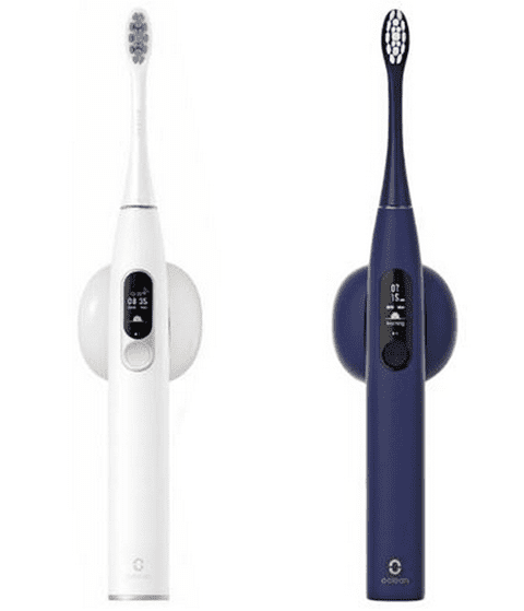 Сравнение внешнего вида электрических зубных щеток Oclean X и Oclean X Pro