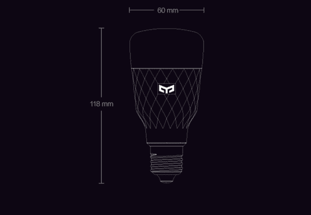 Умная LED-лампочка Yeelight Smart LED Bulb W3(Multiple color) YLDP005 RU - 4